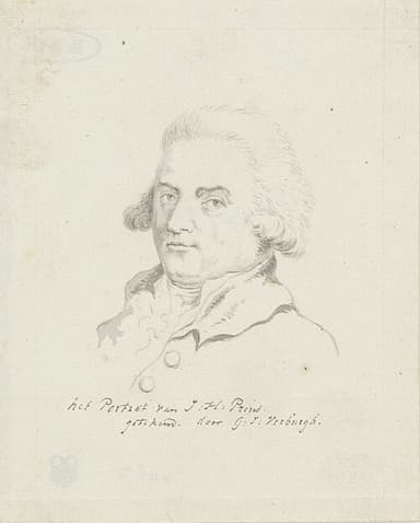 Portret van Jan Huibert Prins