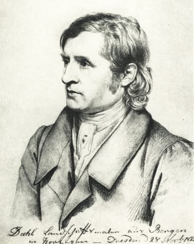 Portret van Johan Christian Dahl