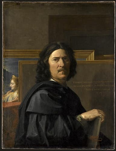 Portret van Nicolas Poussin