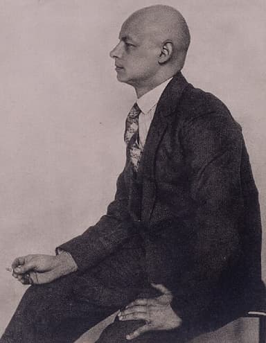 Portret van Oskar Schlemmer