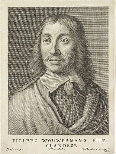 Portret van Philips Wouwerman
