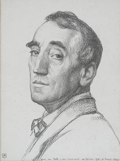 Portret van Théo van Rysselberghe