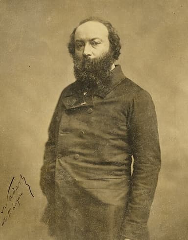 Portret van Théodore Rousseau