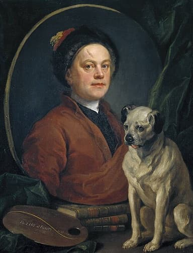 Portret van William Hogarth