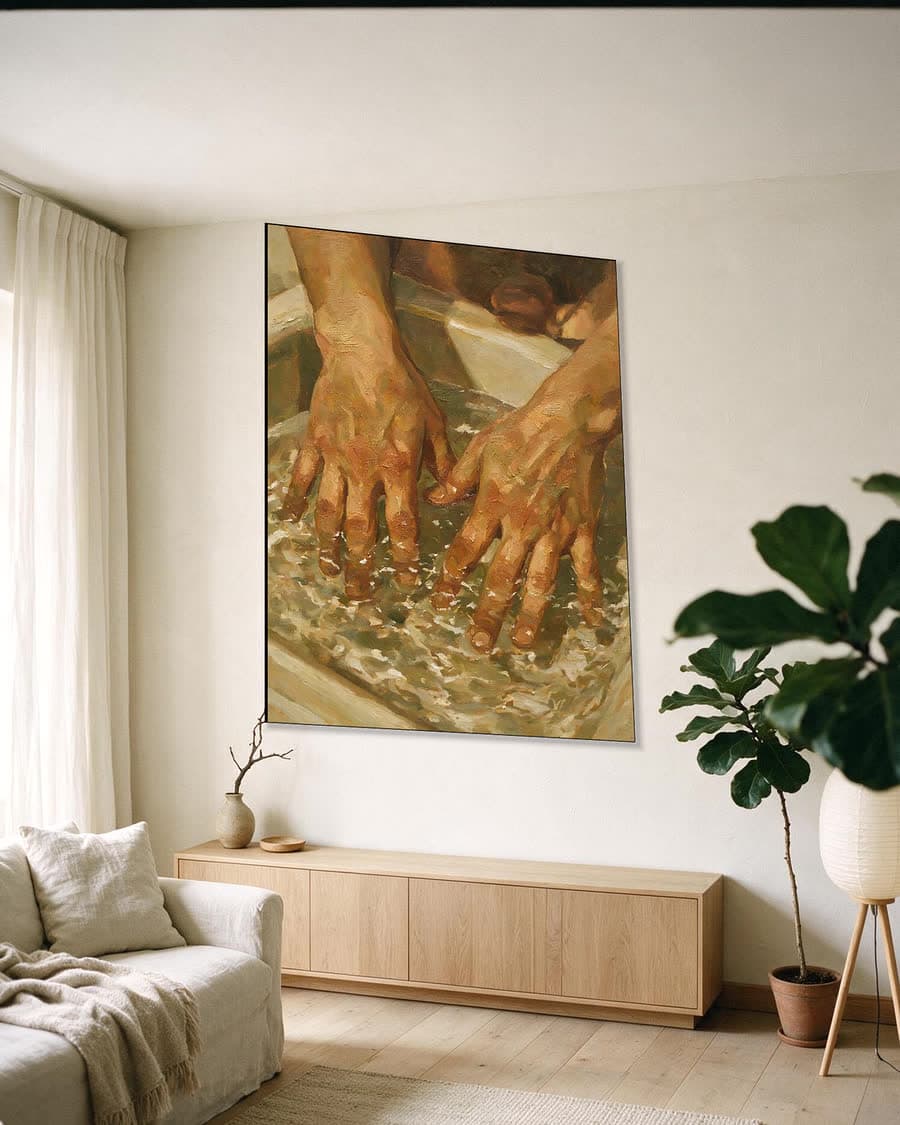 Afwassen in een aluminium frame aan dezelfde muur