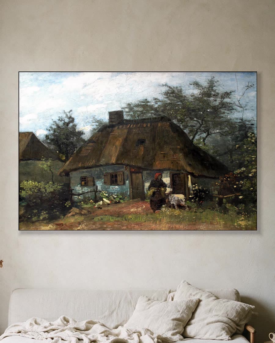 Boerenwoning in Nuenen in een aluminium frame aan dezelfde muur