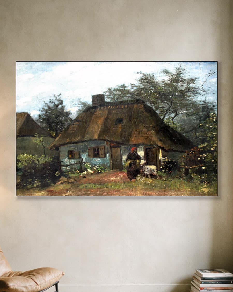 Boerenwoning in Nuenen in een aluminium frame aan dezelfde muur