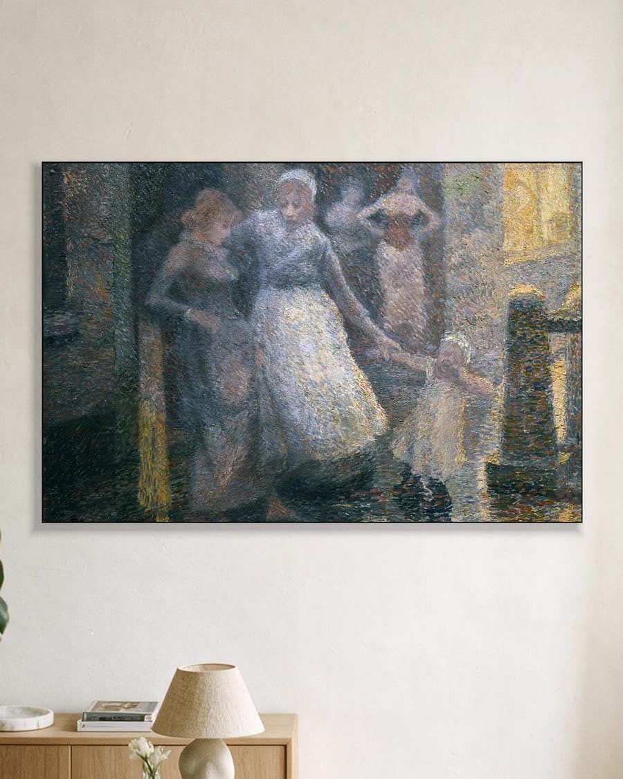 In de Nes in een aluminium frame aan dezelfde muur