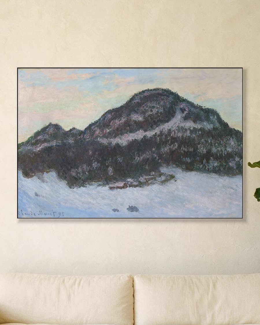 Mount Kolsaas in een aluminium frame aan dezelfde muur
