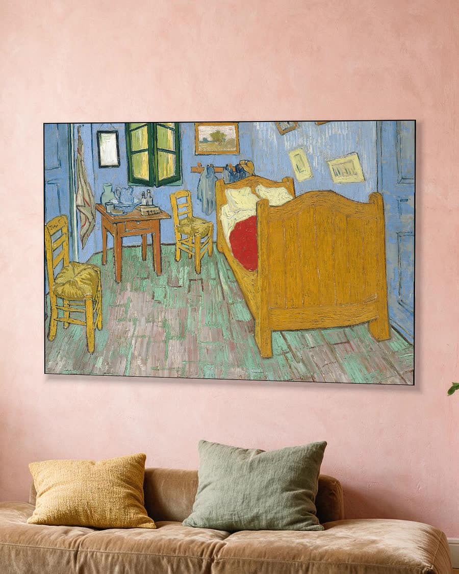 De slaapkamer in een aluminium frame aan dezelfde muur
