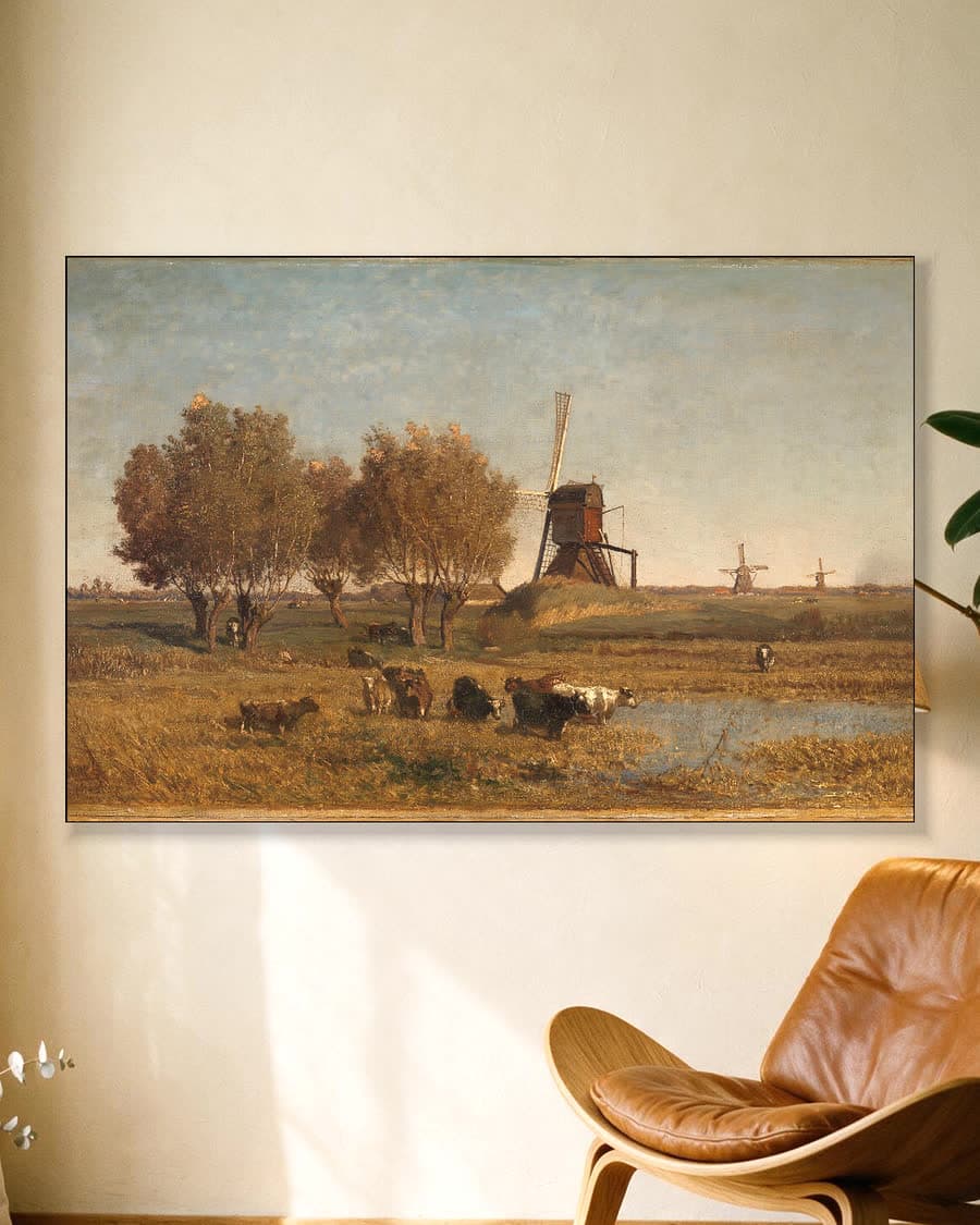 De Winkel te Abcoude in een aluminium frame aan dezelfde muur