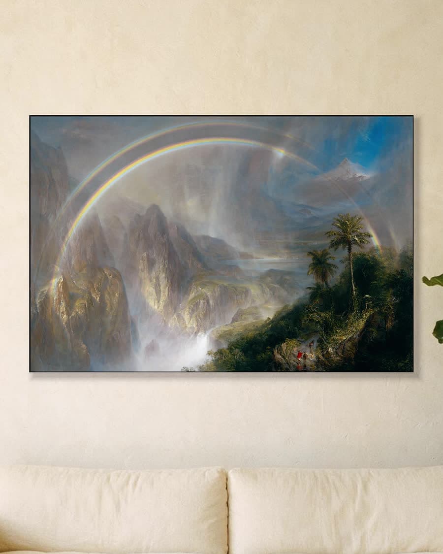 Cotopaxi in een aluminium frame aan dezelfde muur