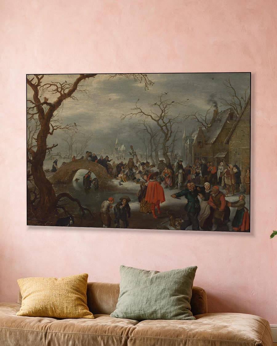 Boerenvastenavond in een aluminium frame aan dezelfde muur