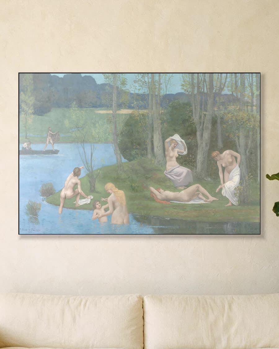 Zomer in een aluminium frame aan dezelfde muur