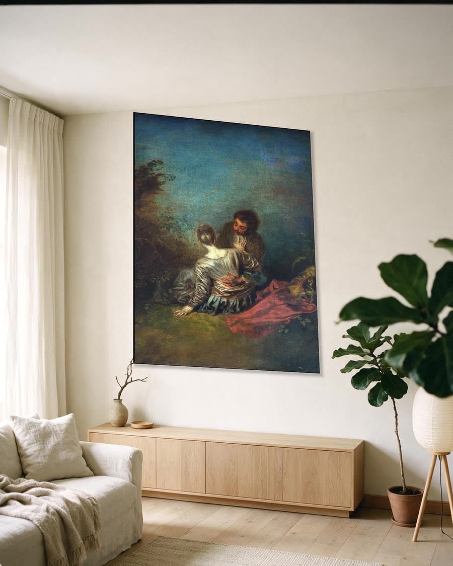 De misstap in een aluminium frame aan dezelfde muur