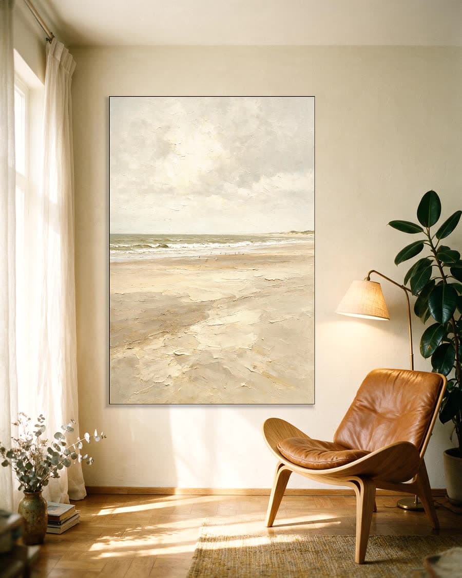 Laag tij in een aluminium frame aan dezelfde muur