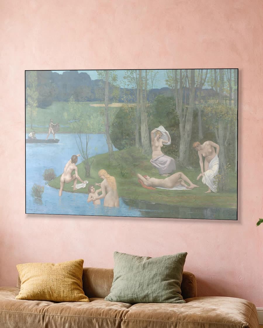 Zomer in een aluminium frame aan dezelfde muur