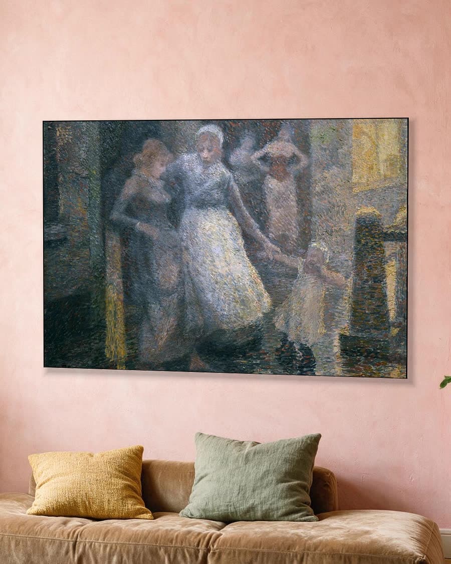 In de Nes in een aluminium frame aan dezelfde muur