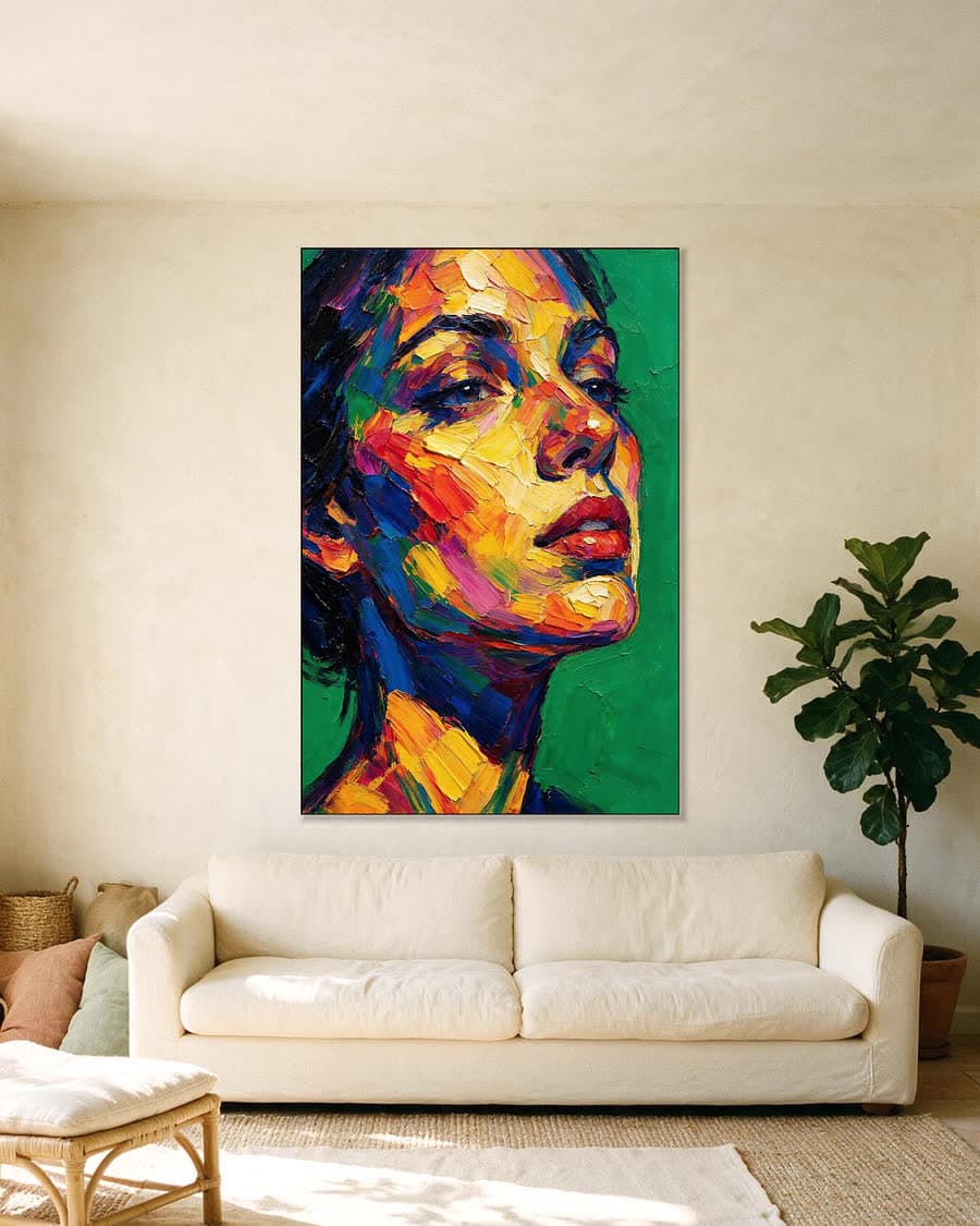 Tegenlicht in een aluminium frame aan dezelfde muur