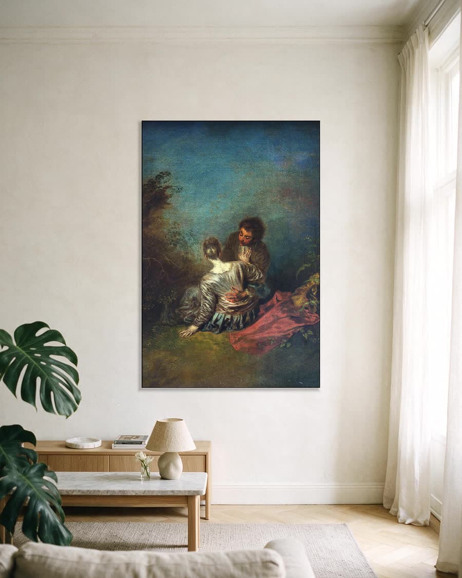 De misstap in een aluminium frame aan dezelfde muur