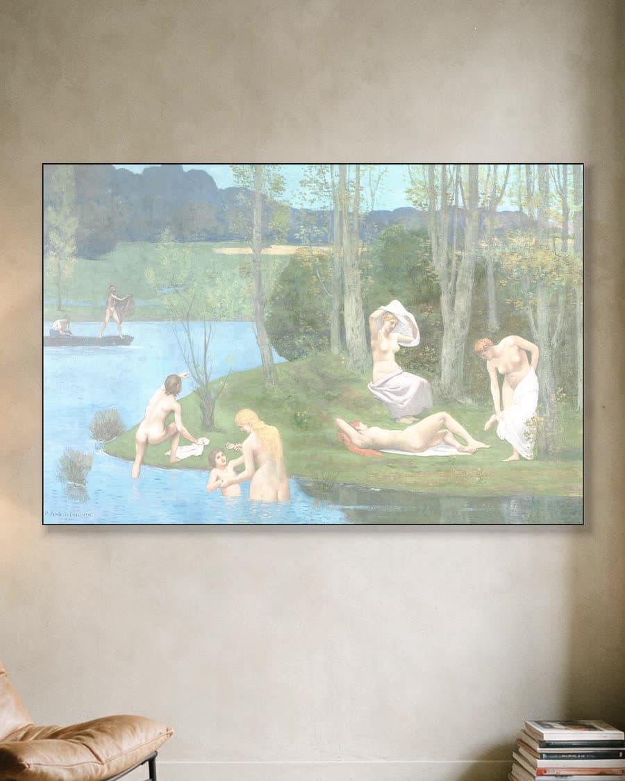 Zomer in een aluminium frame aan dezelfde muur
