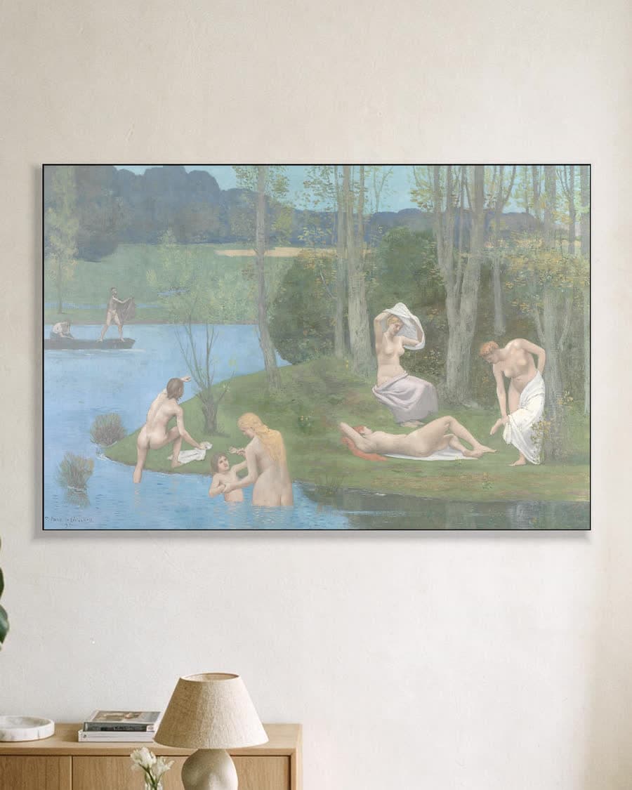 Zomer in een aluminium frame aan dezelfde muur