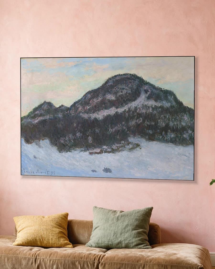 Mount Kolsaas in een aluminium frame aan dezelfde muur
