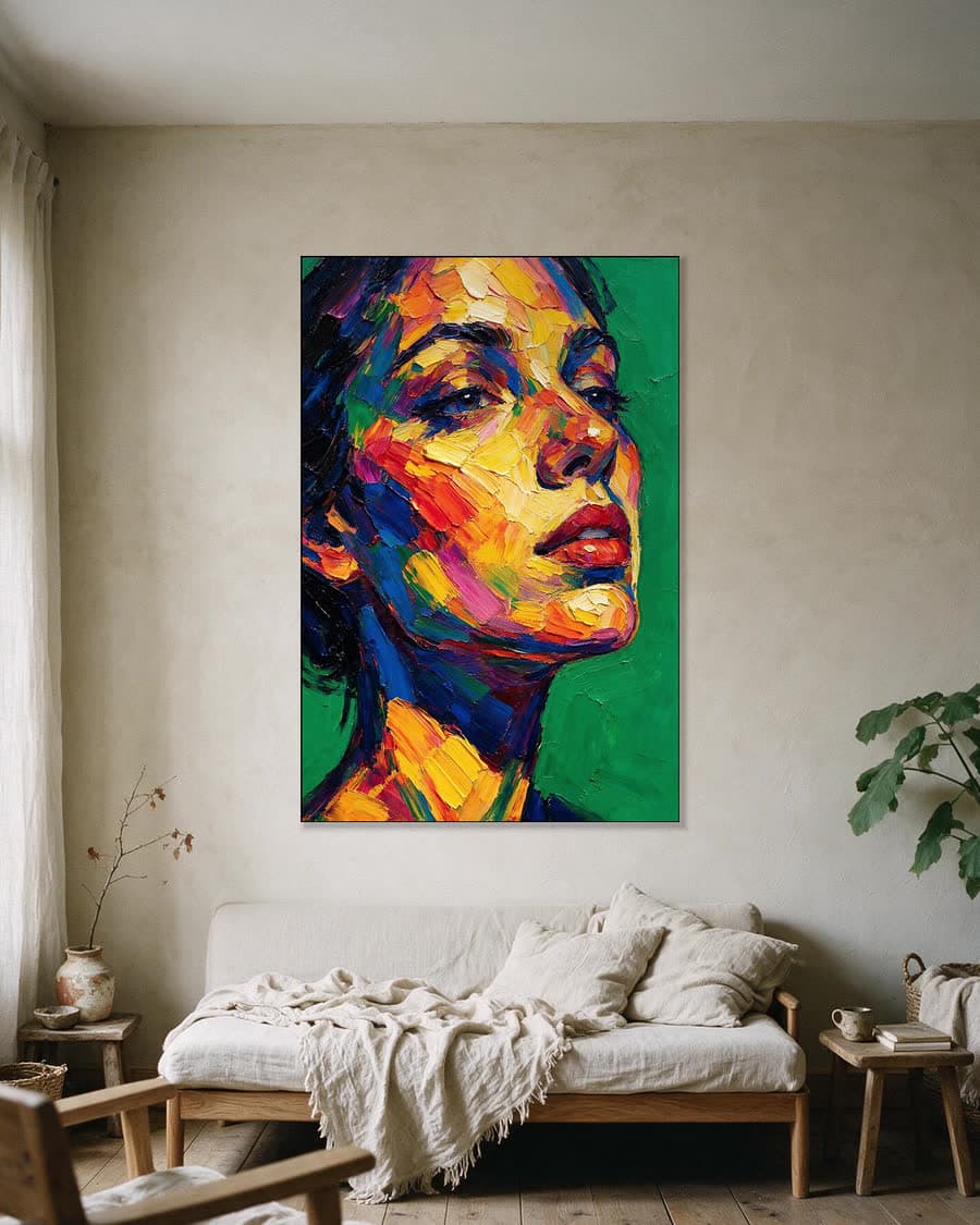 Tegenlicht in een aluminium frame aan dezelfde muur