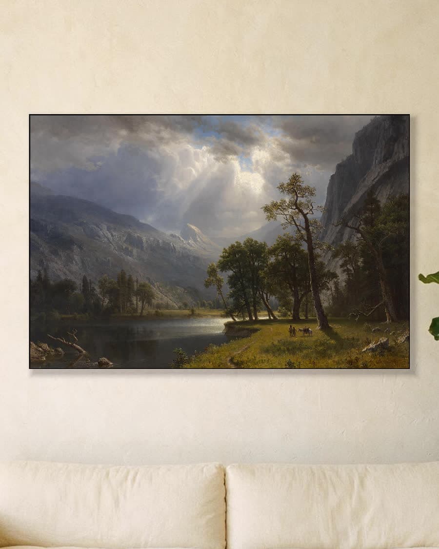 Mount Starr King, Yosemite in een aluminium frame aan dezelfde muur