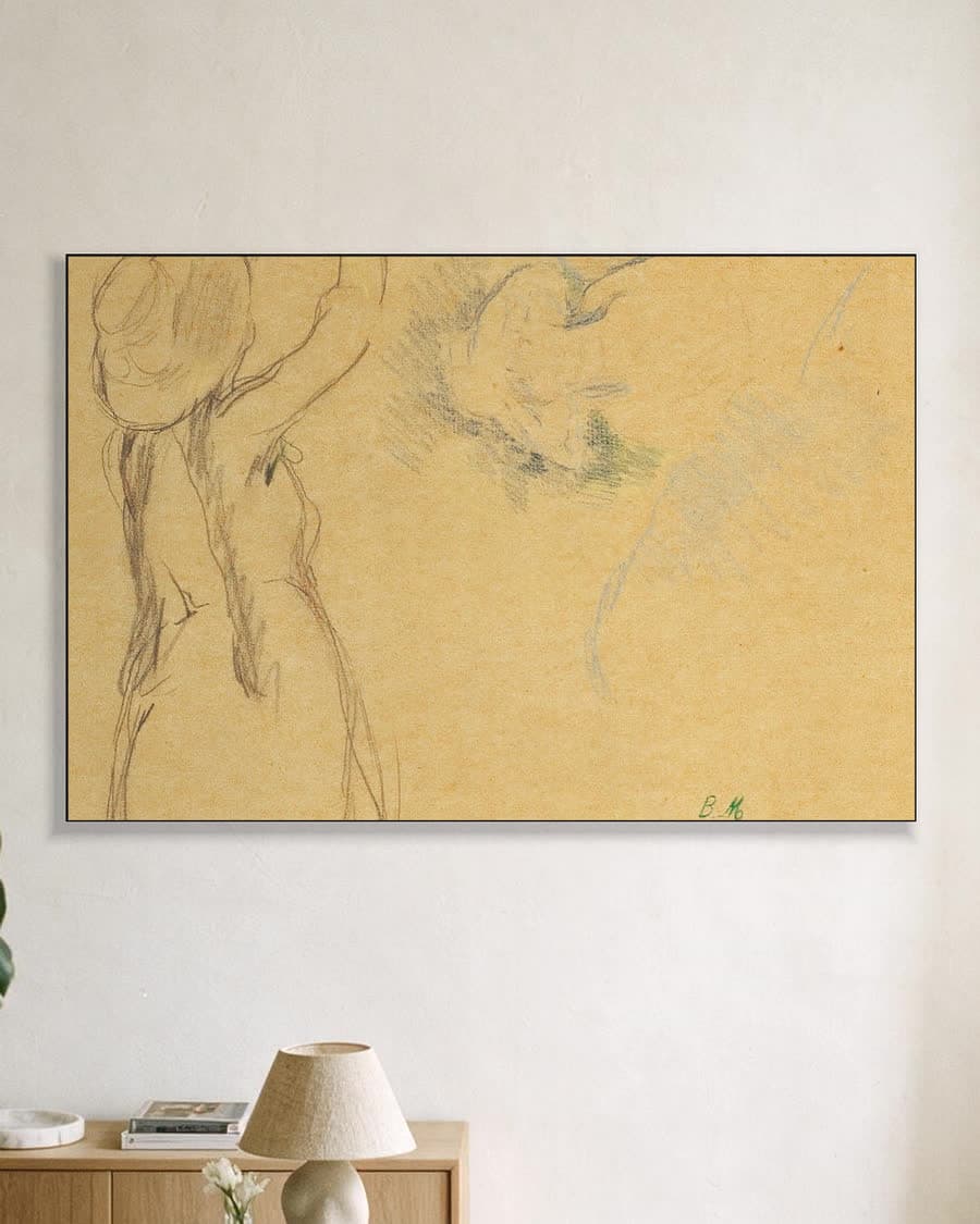 De kersenboom in een aluminium frame aan dezelfde muur