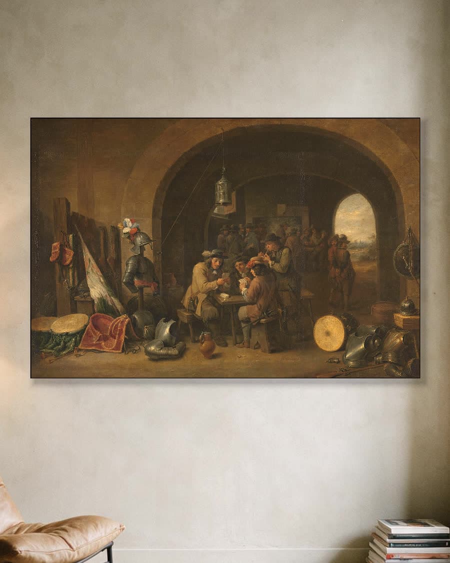 Wachtlokaal in een aluminium frame aan dezelfde muur