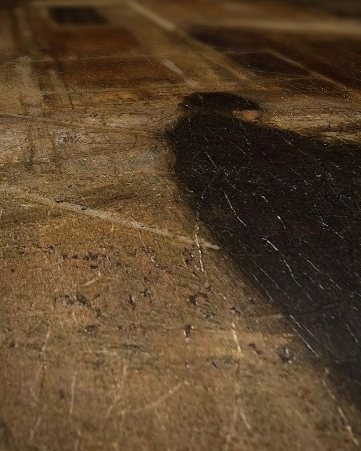 De Nieuwe Haarlemse Sluis bij het Singel op geweven fluweel, uitsnede 2 van 3