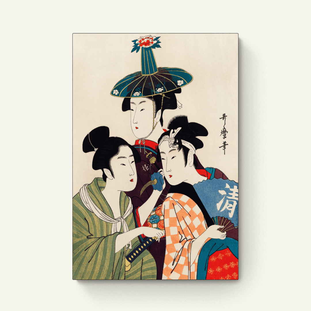 3 Japanse mannen of vrouwen