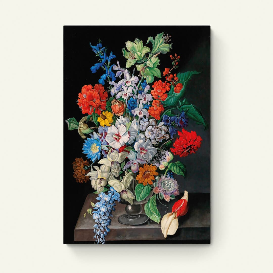 Een groot boeket bloemen