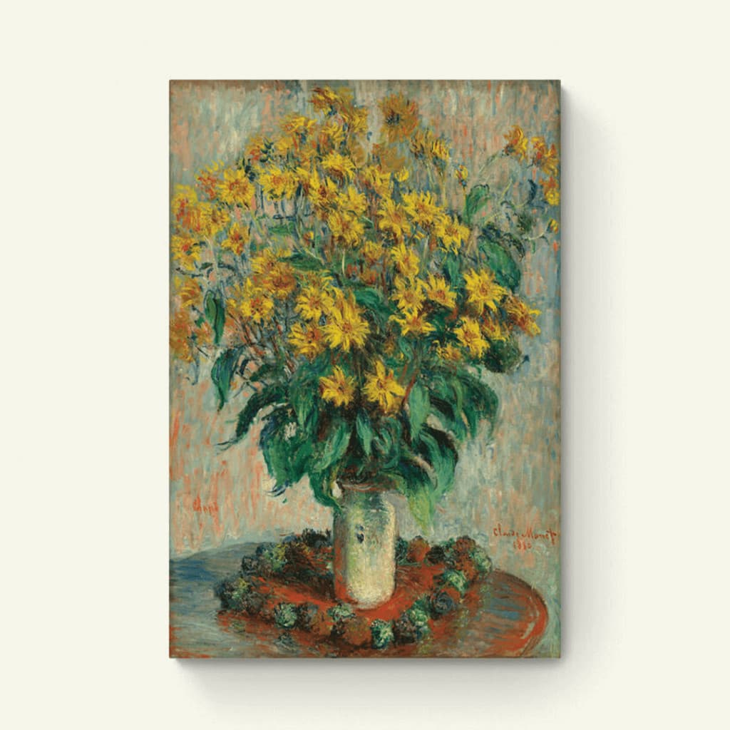 Aardpeer bloemen – Claude Monet