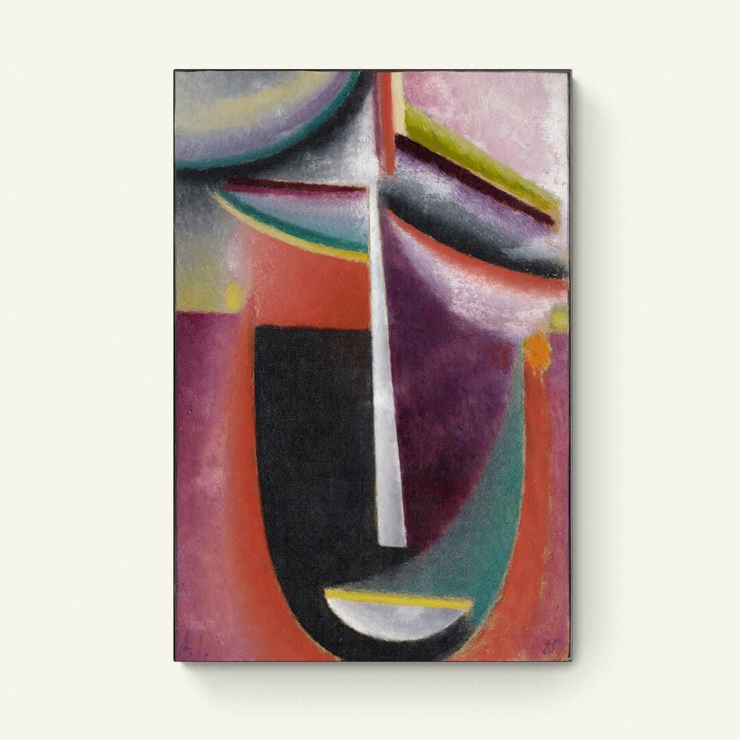 Abstract hoofd, Mysterium – Alexej von Jawlensky