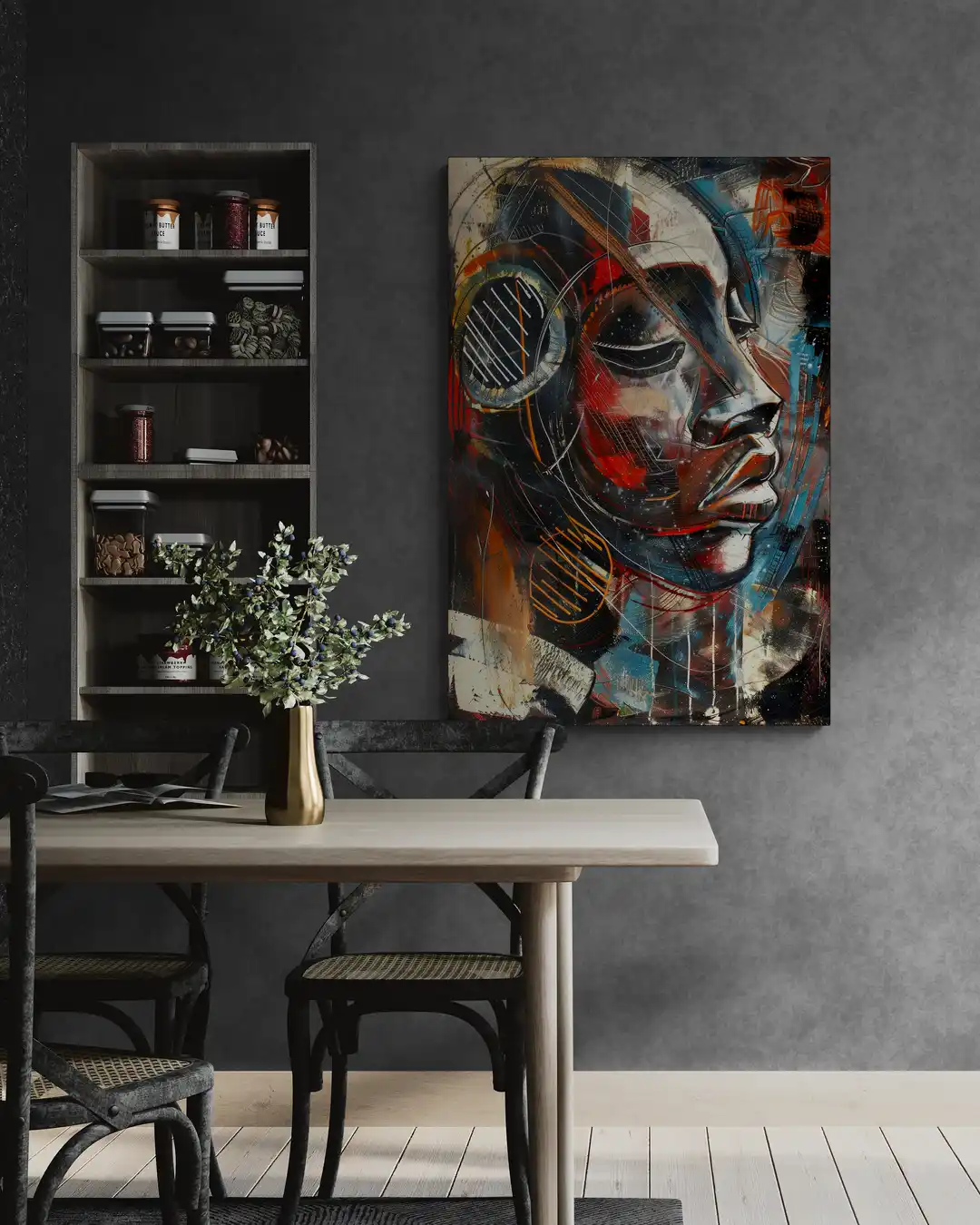 Abstracte Ziel in een interieur