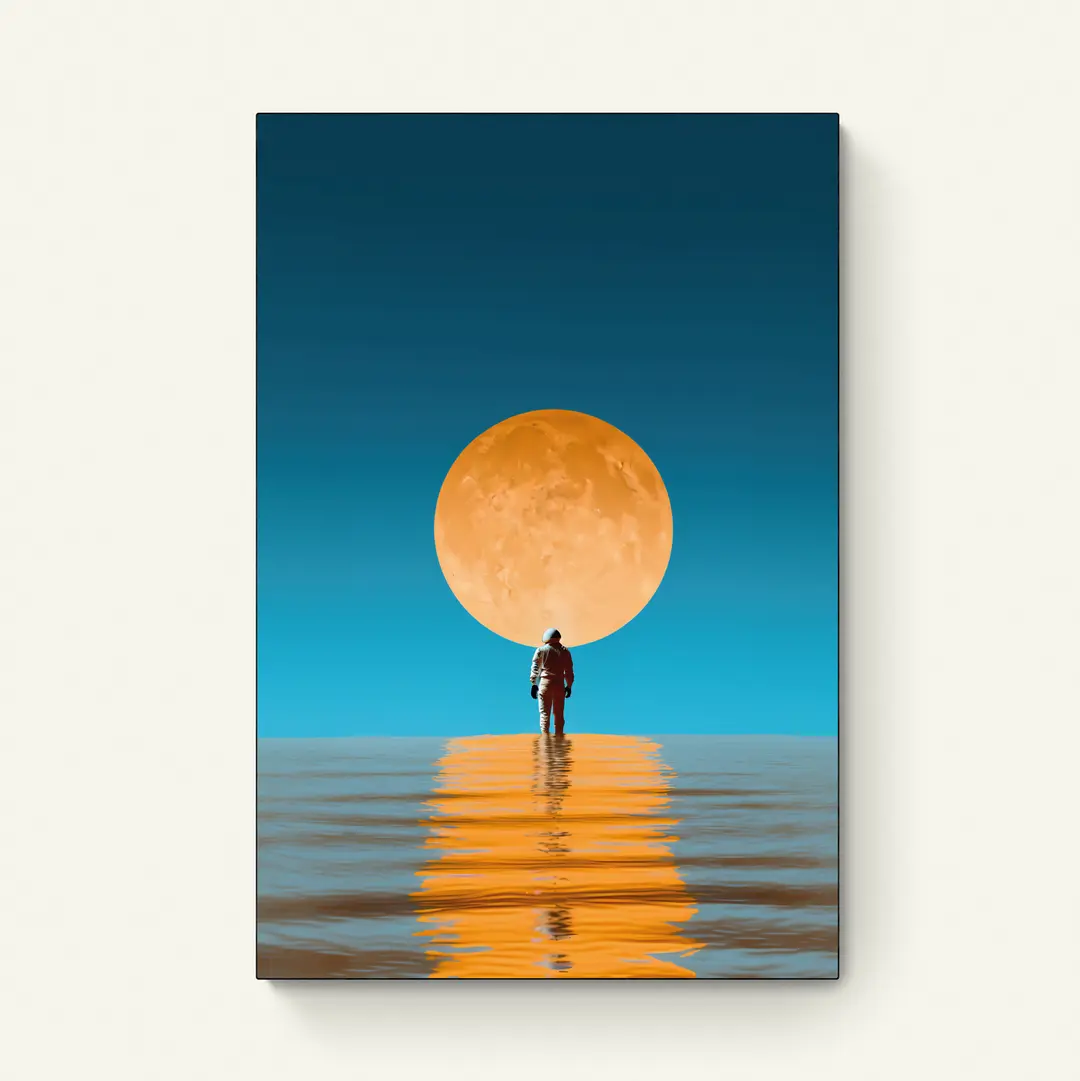 Astronaut en de Gouden Maan