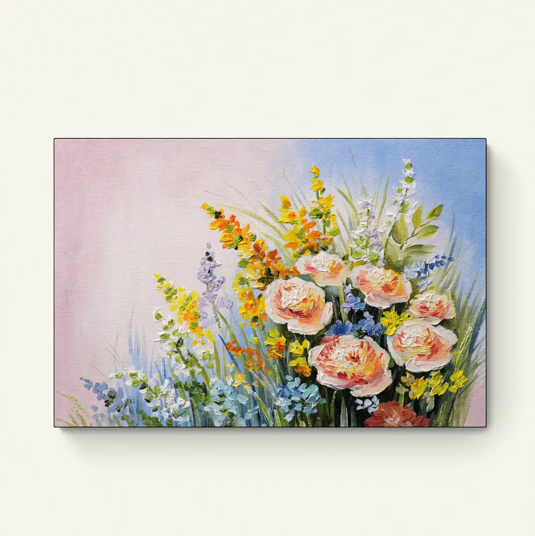 Bloeipracht in Pasteltinten