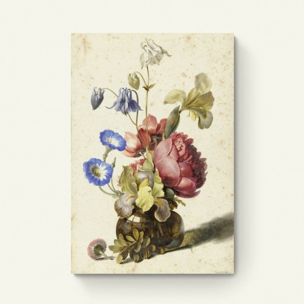Bloemen in een fles