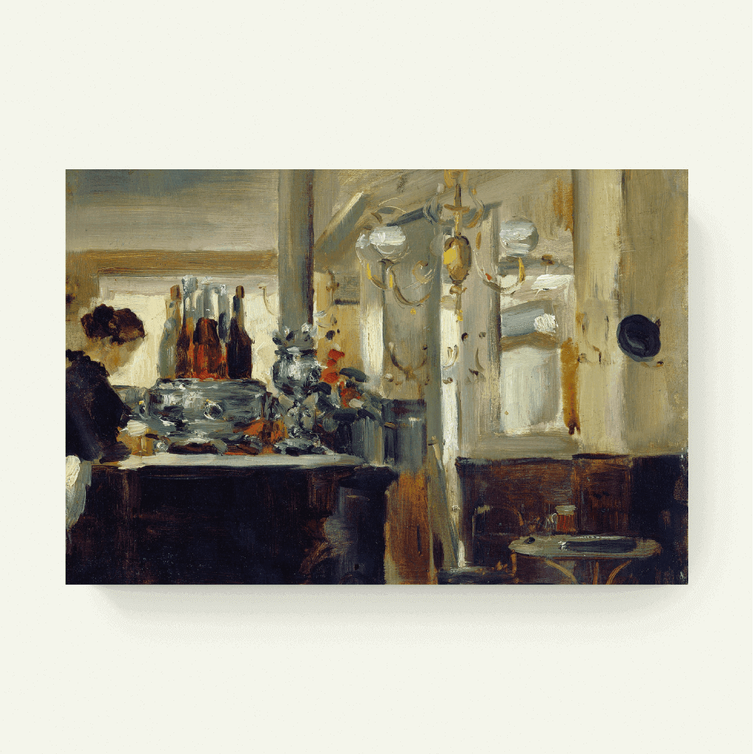 Bon Bock Cafe – Edouard Manet