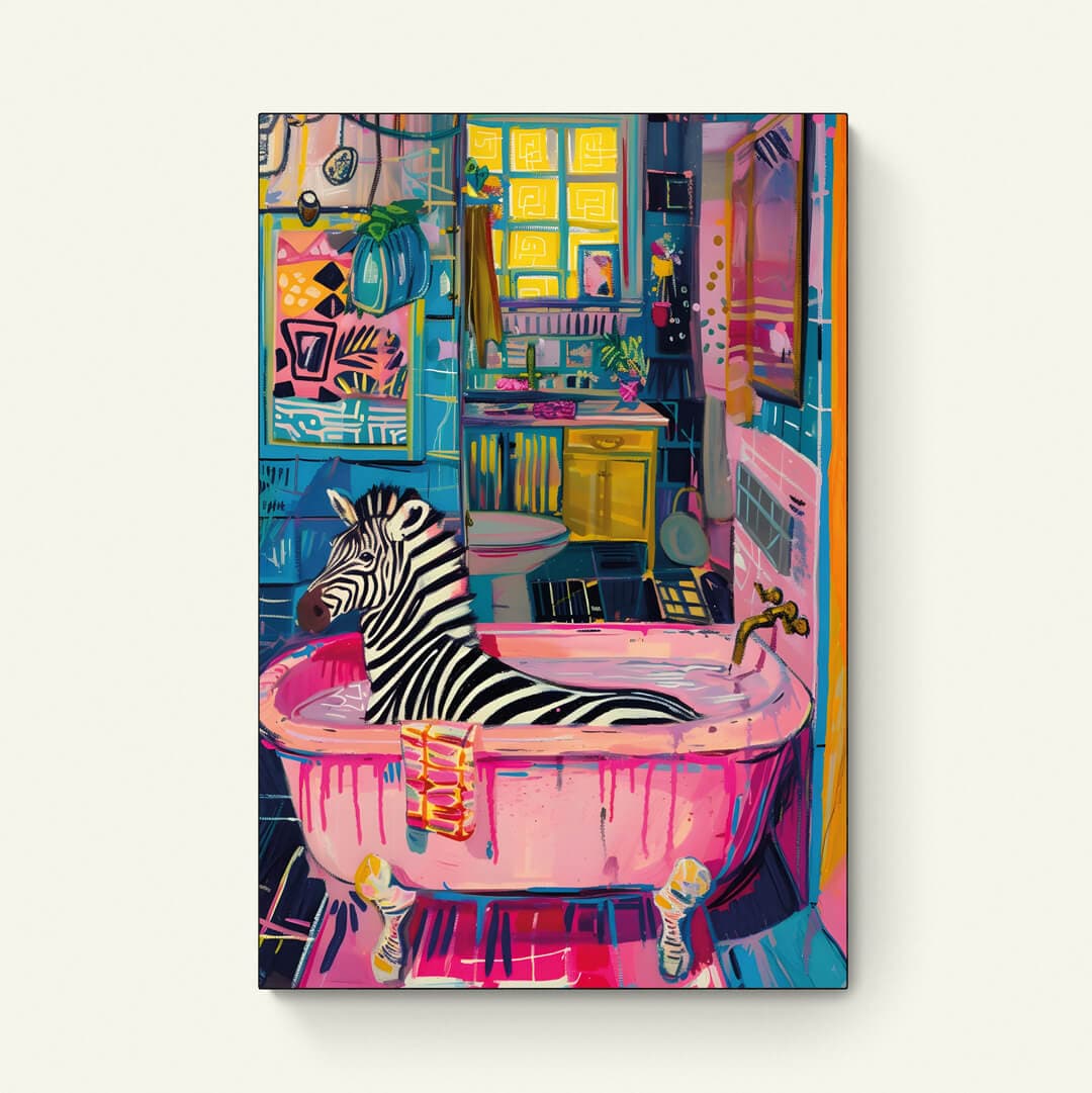 Chique Zebra in Bad