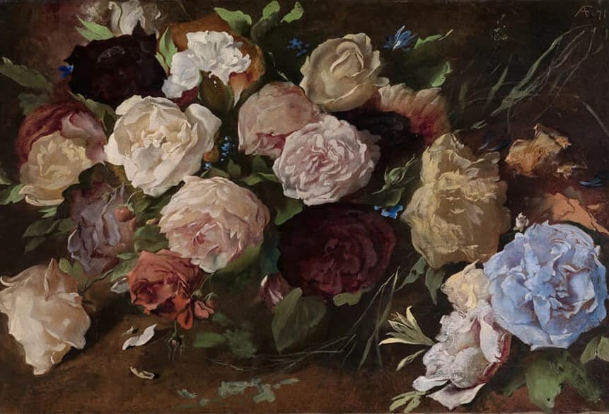 Blumenstudie – Anselm Feuerbach