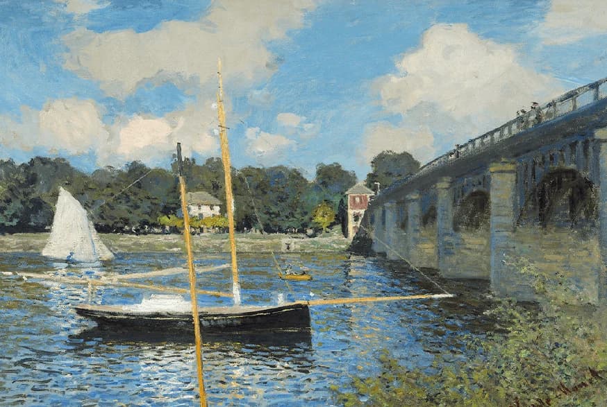De brug bij Argenteuil – Claude Monet