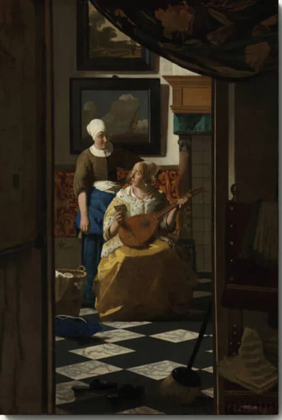 De liefdesbrief – Johannes Vermeer
