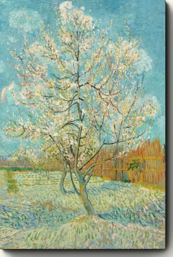 De roze perzikboom – Vincent van Gogh