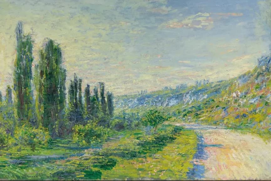 De Weg naar Vétheuil – Claude Monet
