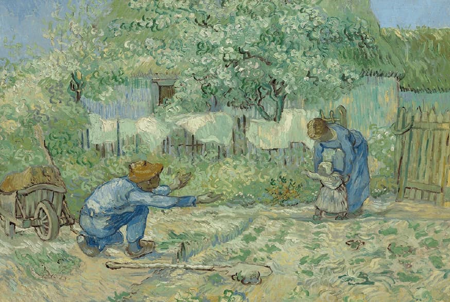 First Steps, after Millet – Vincent van Gogh