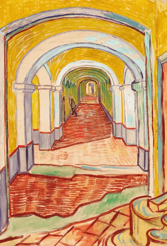 Gang in het Asiel – Vincent van Gogh