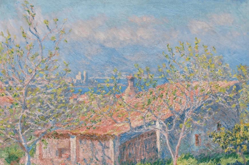 Het huis van de tuinman bij Antibes – Claude Monet
